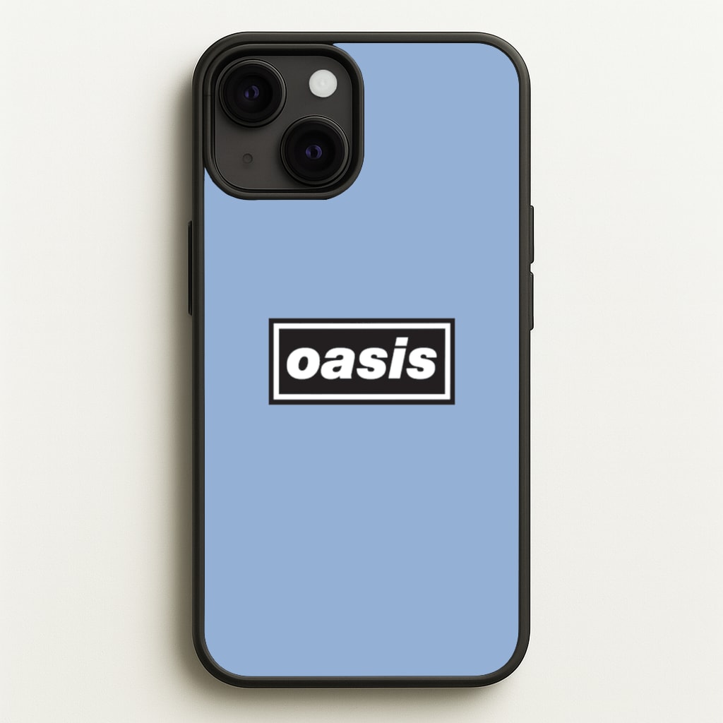 Band Name Blue - Oasis Phone Case for iPhone 13 Mini