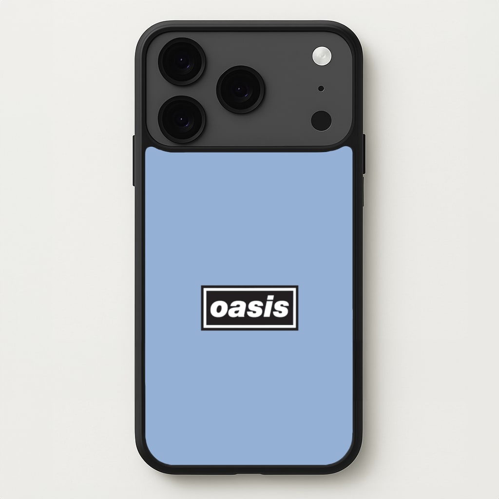 Band Name Blue Phone Case for iPhone 17 Pro Max