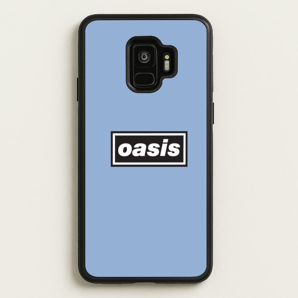 Band Name Blue - Oasis Phone Case for Galaxy S9