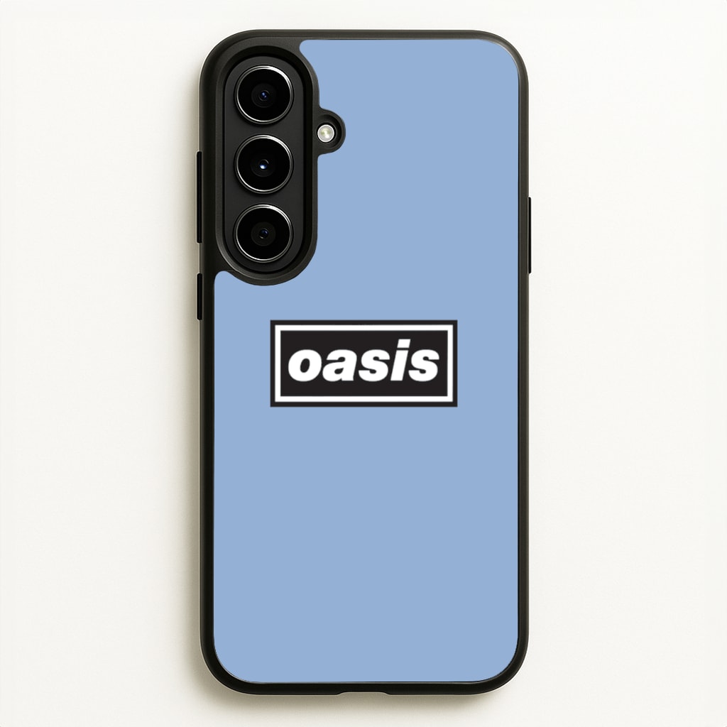 Band Name Blue - Oasis Phone Case for Galaxy A56