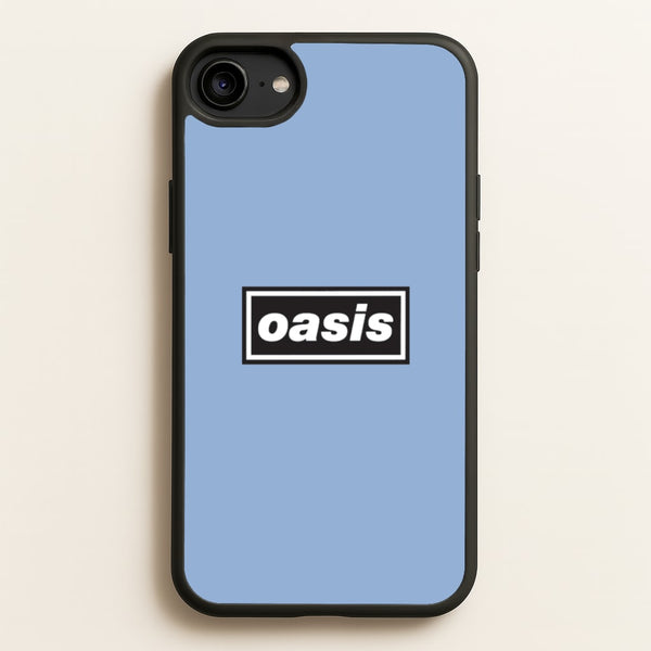 Band Name Blue - Oasis Phone Case for iPhone 6 / 7 / 8 / SE
