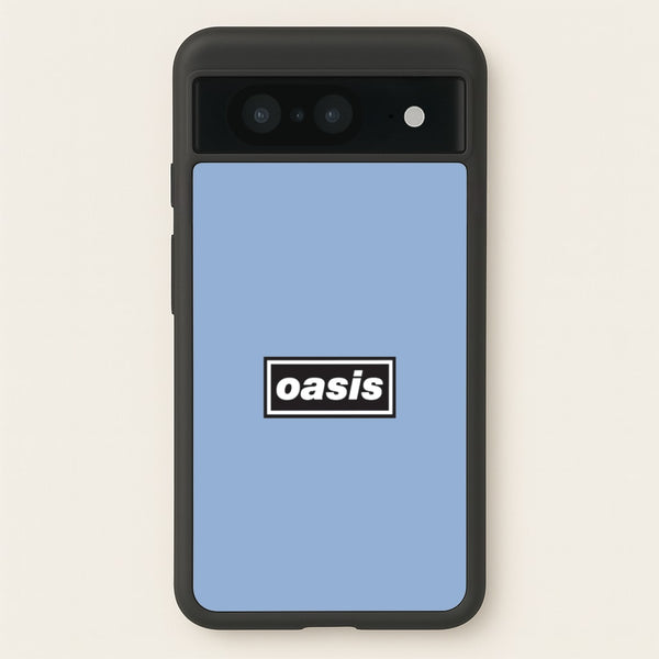 Band Name Blue - Oasis Phone Case for Google Pixel 8
