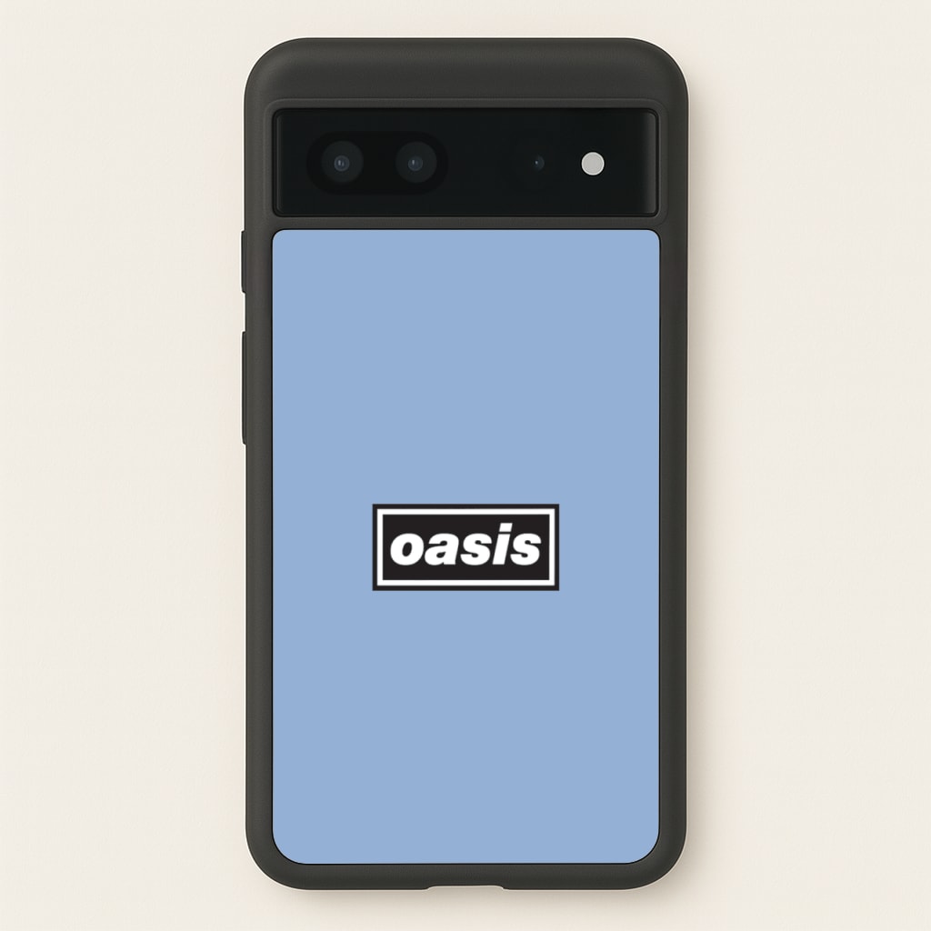 Band Name Blue - Oasis Phone Case for Google Pixel 7