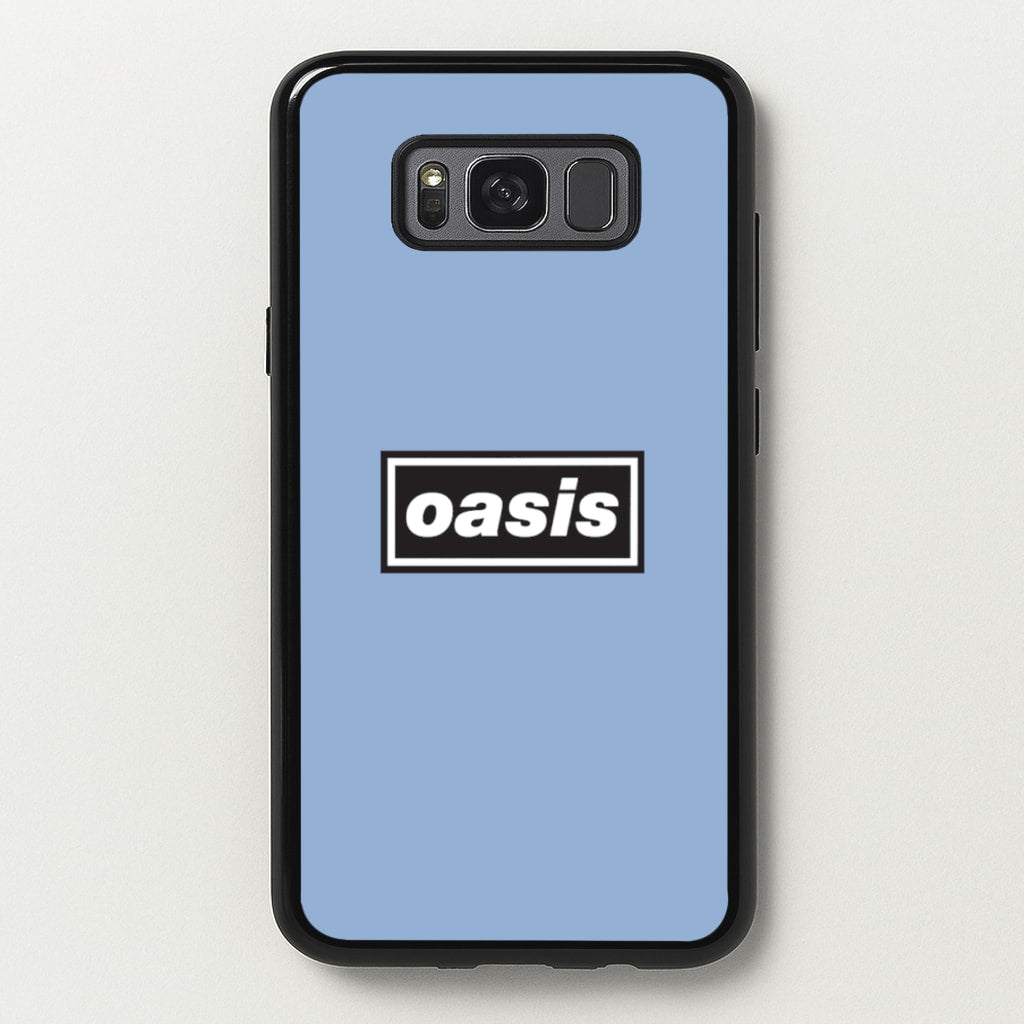 Band Name Blue - Oasis Phone Case for Galaxy S8
