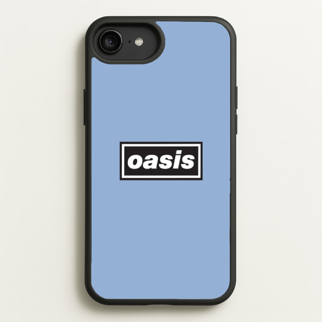 Band Name Blue - Oasis Phone Case for iPhone 6 Plus / 7 Plus / 8 Plus