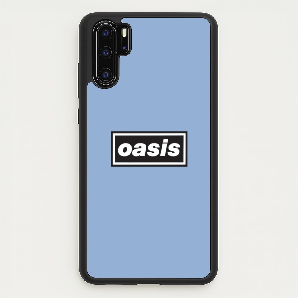 Band Name Blue - Oasis Phone Case for Huawei P30 Pro