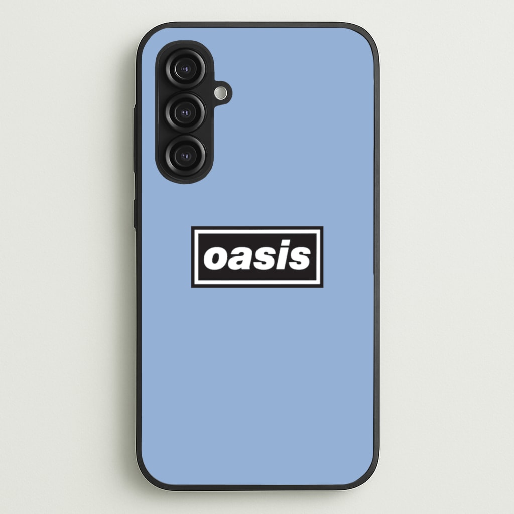 Band Name Blue - Oasis Phone Case for Galaxy S23FE