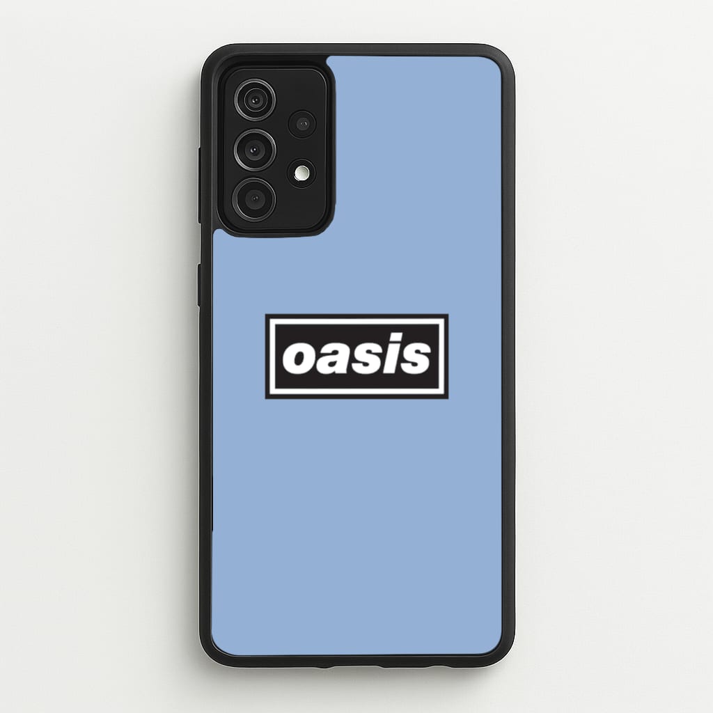 Band Name Blue - Oasis Phone Case for Galaxy A52 / A52s
