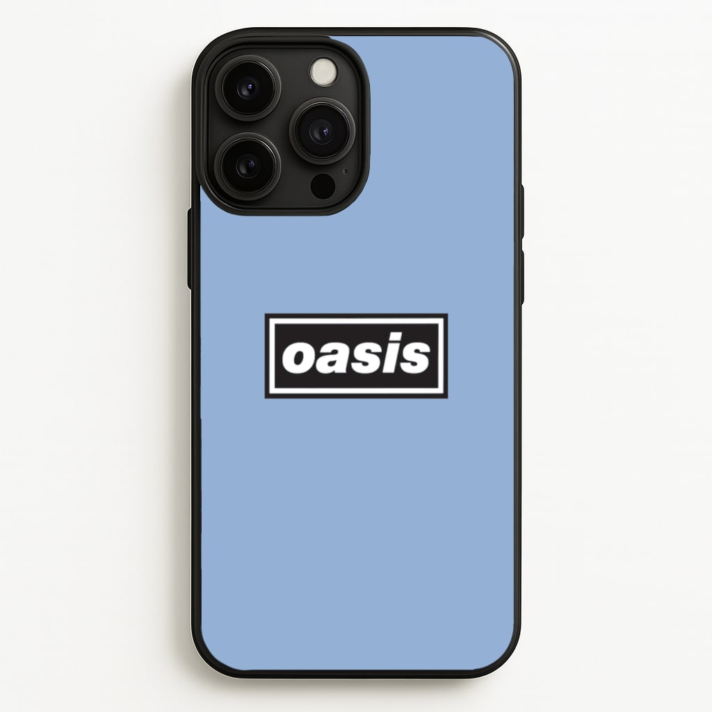 Band Name Blue - Oasis Phone Case for iPhone 13 Pro Max
