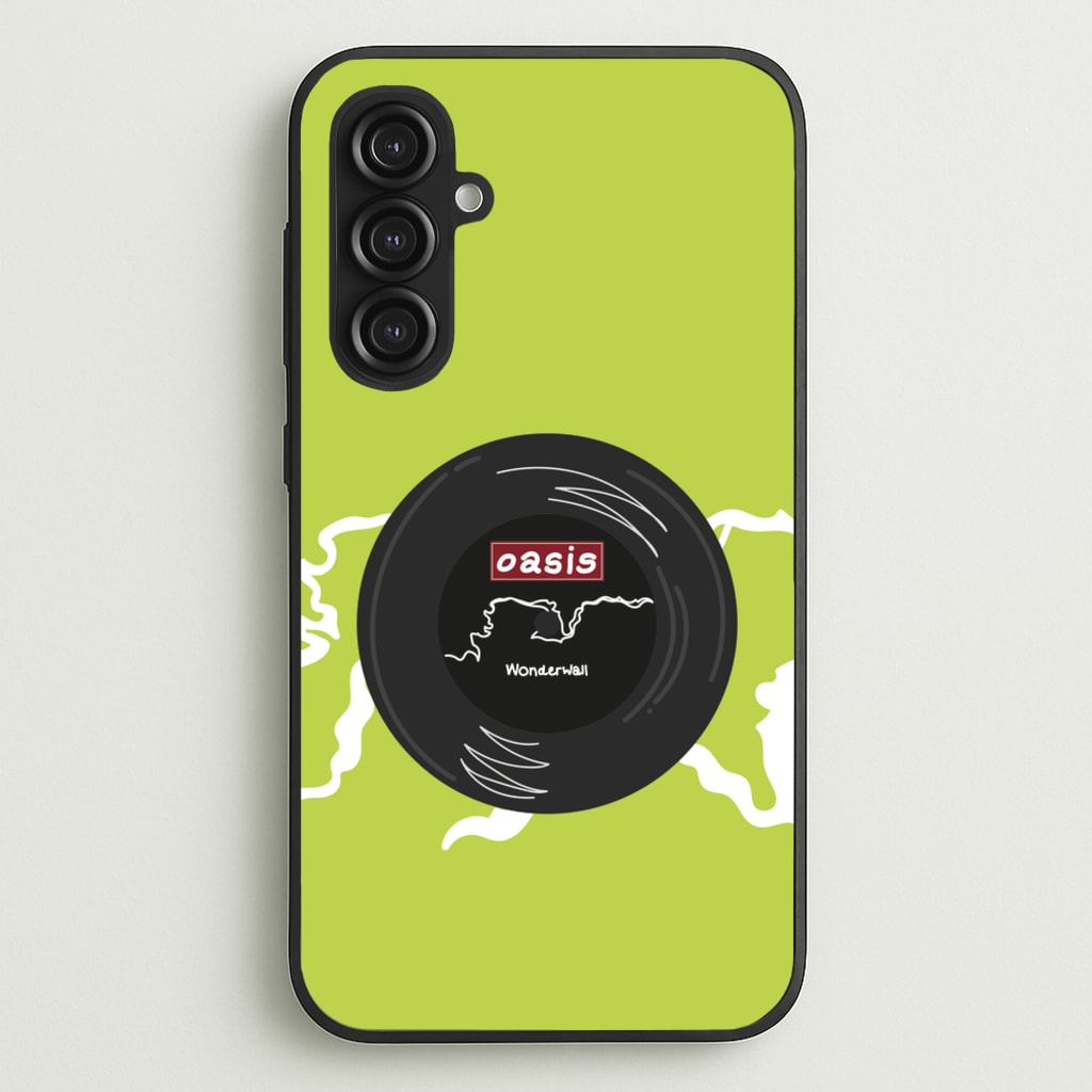 Wonderwall Record - Oasis Phone Case for Galaxy S23FE