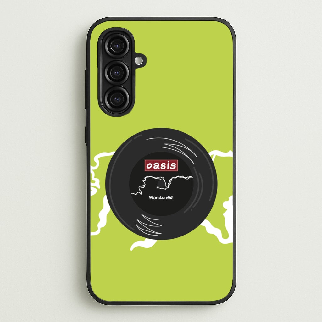 Wonderwall Record - Oasis Phone Case for Galaxy A16
