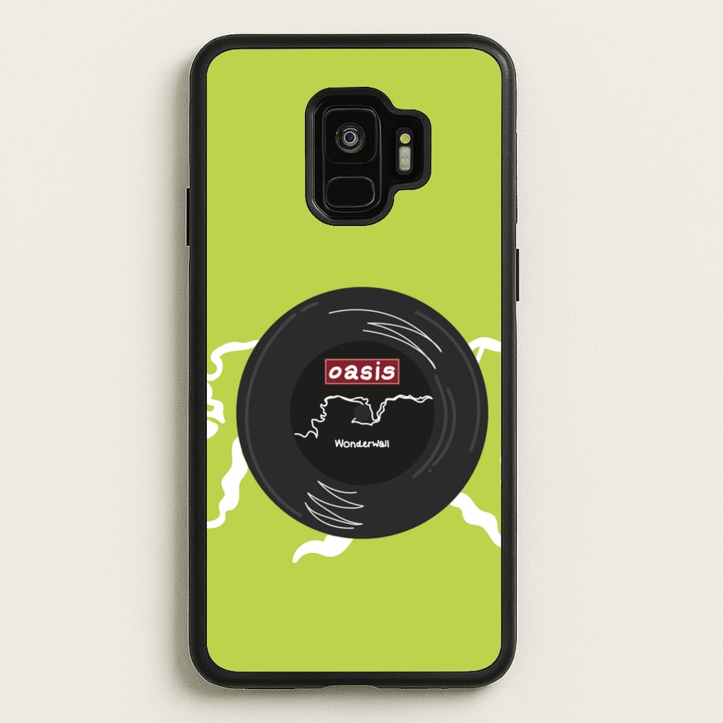 Wonderwall Record - Oasis Phone Case for Galaxy S9