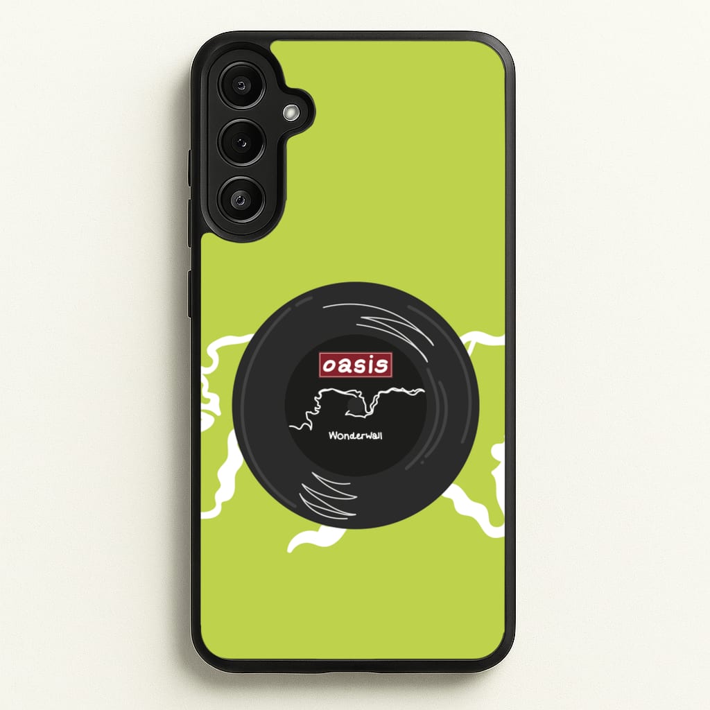 Wonderwall Record - Oasis Phone Case for Galaxy A36