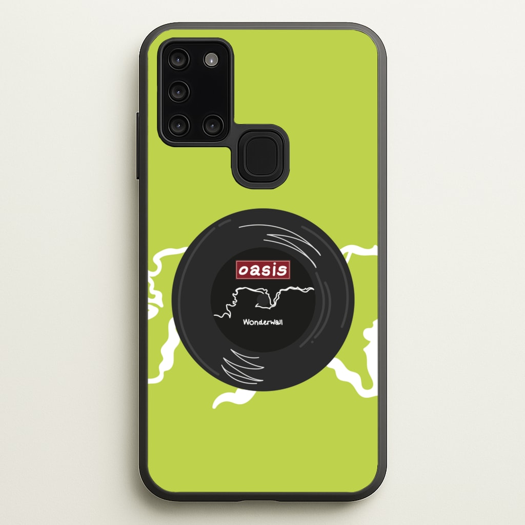Wonderwall Record - Oasis Phone Case for Galaxy A21s
