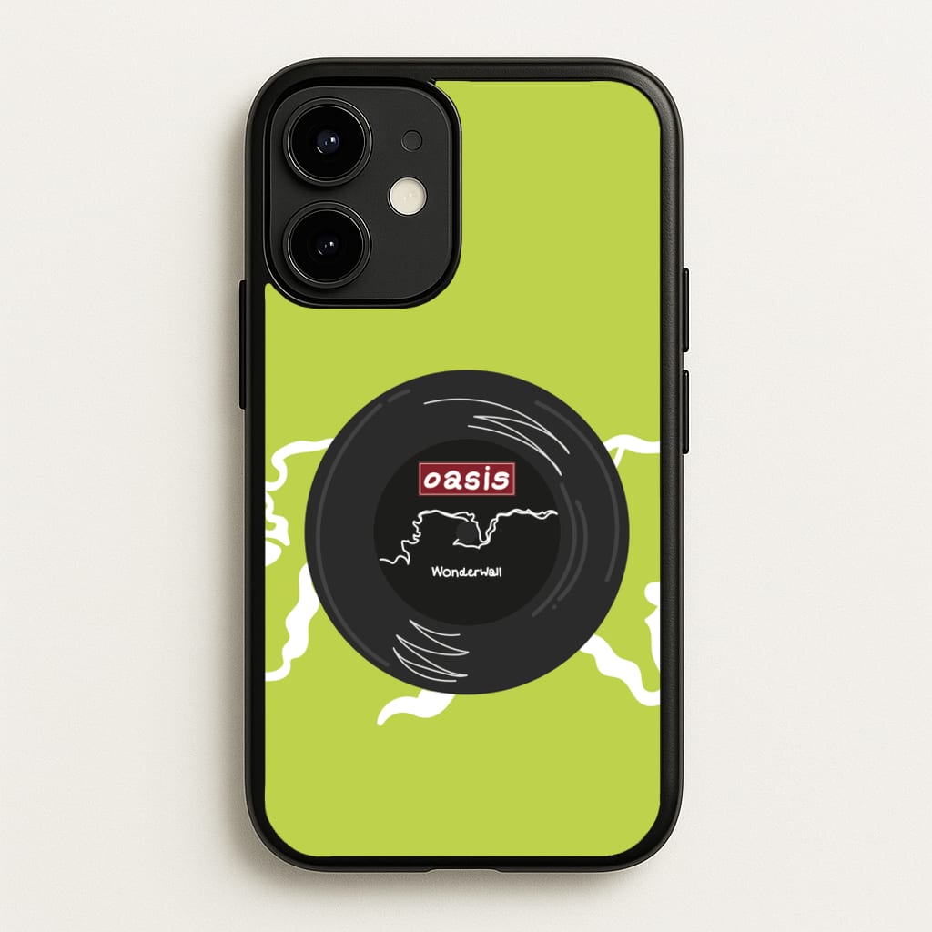 Wonderwall Record - Oasis Phone Case for iPhone 12 Mini