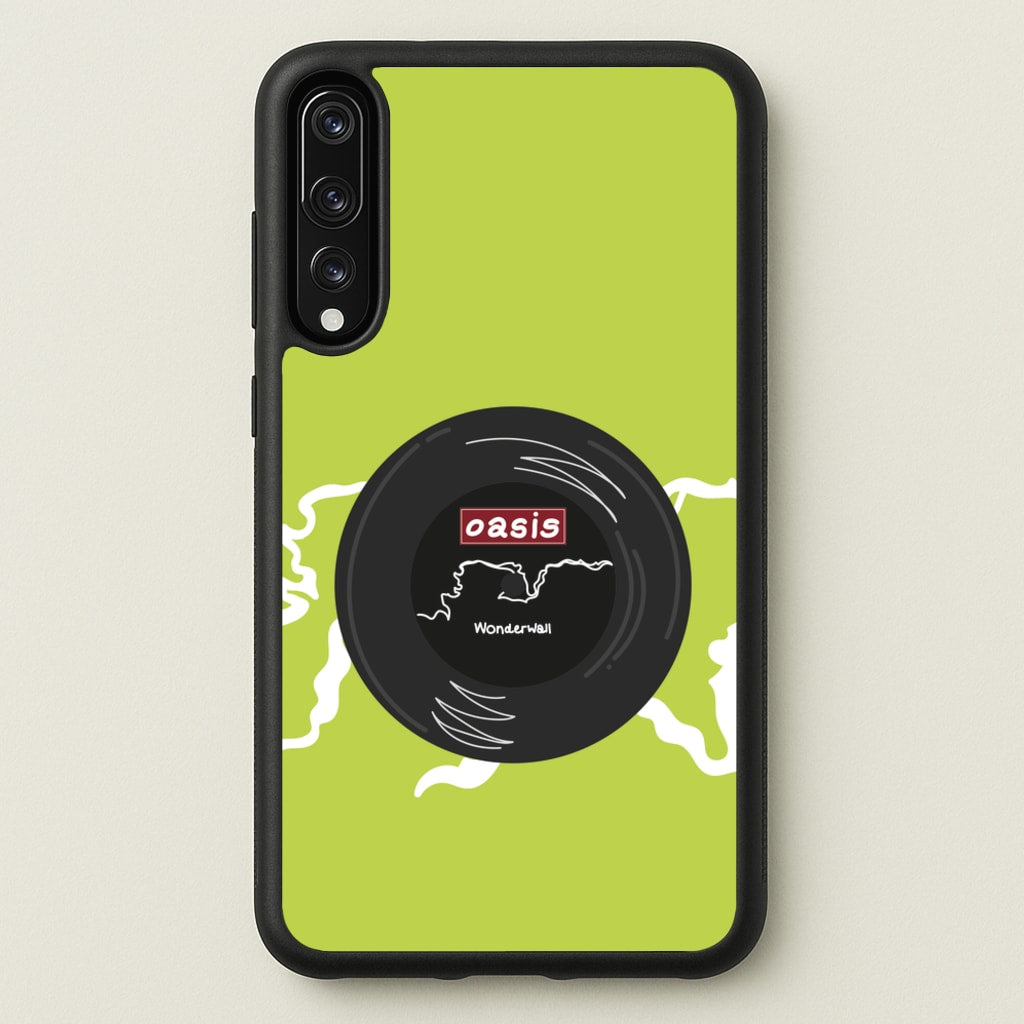 Wonderwall Record - Oasis Phone Case for Huawei P20 Pro