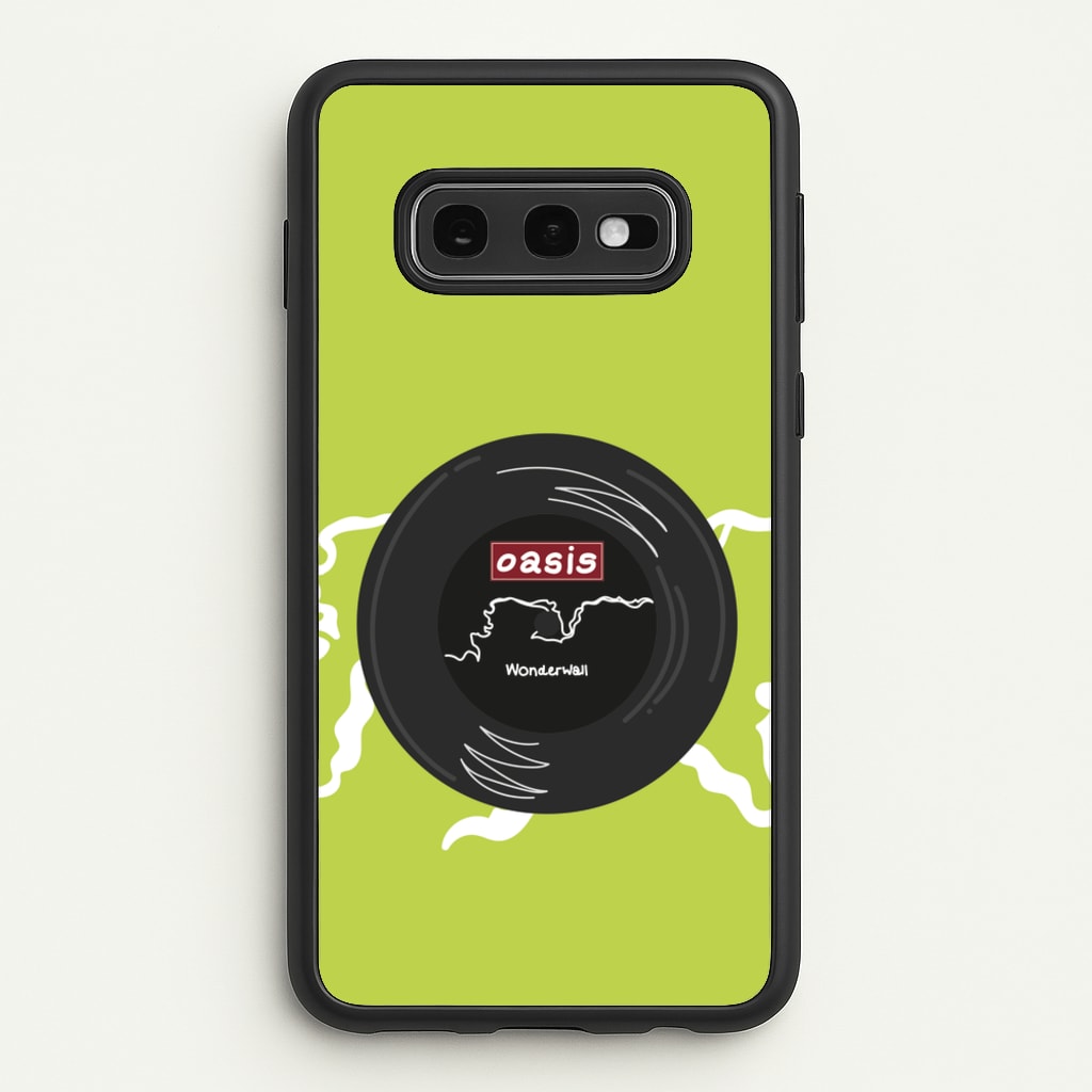 Wonderwall Record - Oasis Phone Case for Galaxy S10e