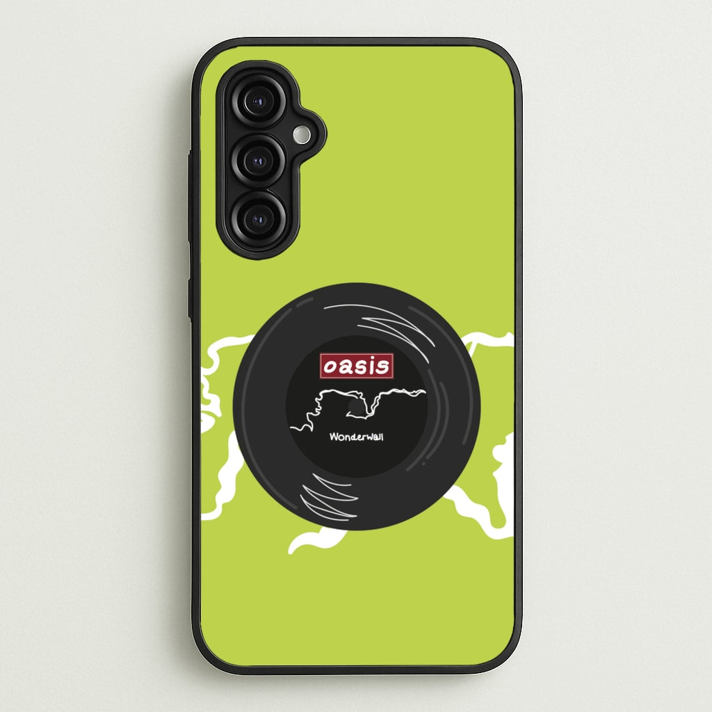 Wonderwall Record - Oasis Phone Case for Galaxy A14