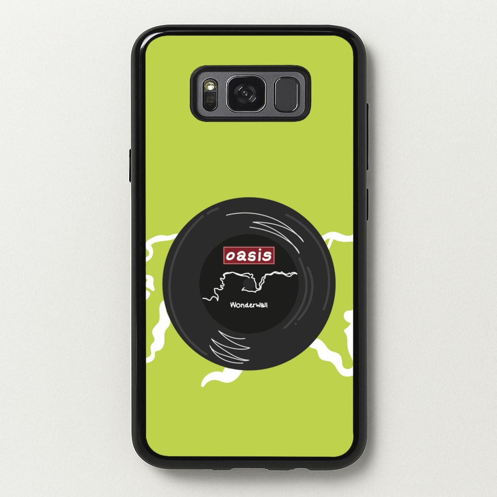 Wonderwall Record - Oasis Phone Case for Galaxy S8 Plus