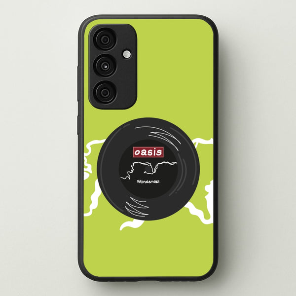 Wonderwall Record - Oasis Phone Case for Galaxy A35