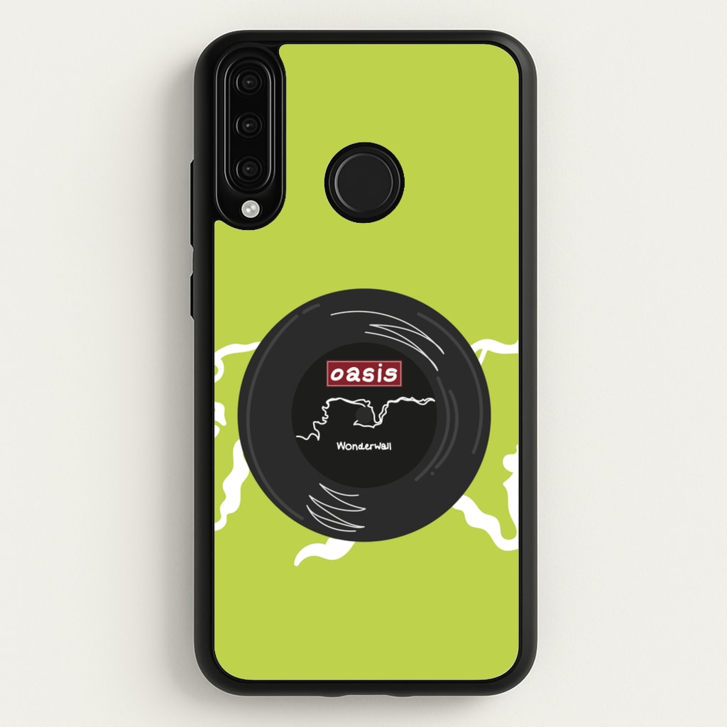 Wonderwall Record - Oasis Phone Case for Huawei P30 Lite