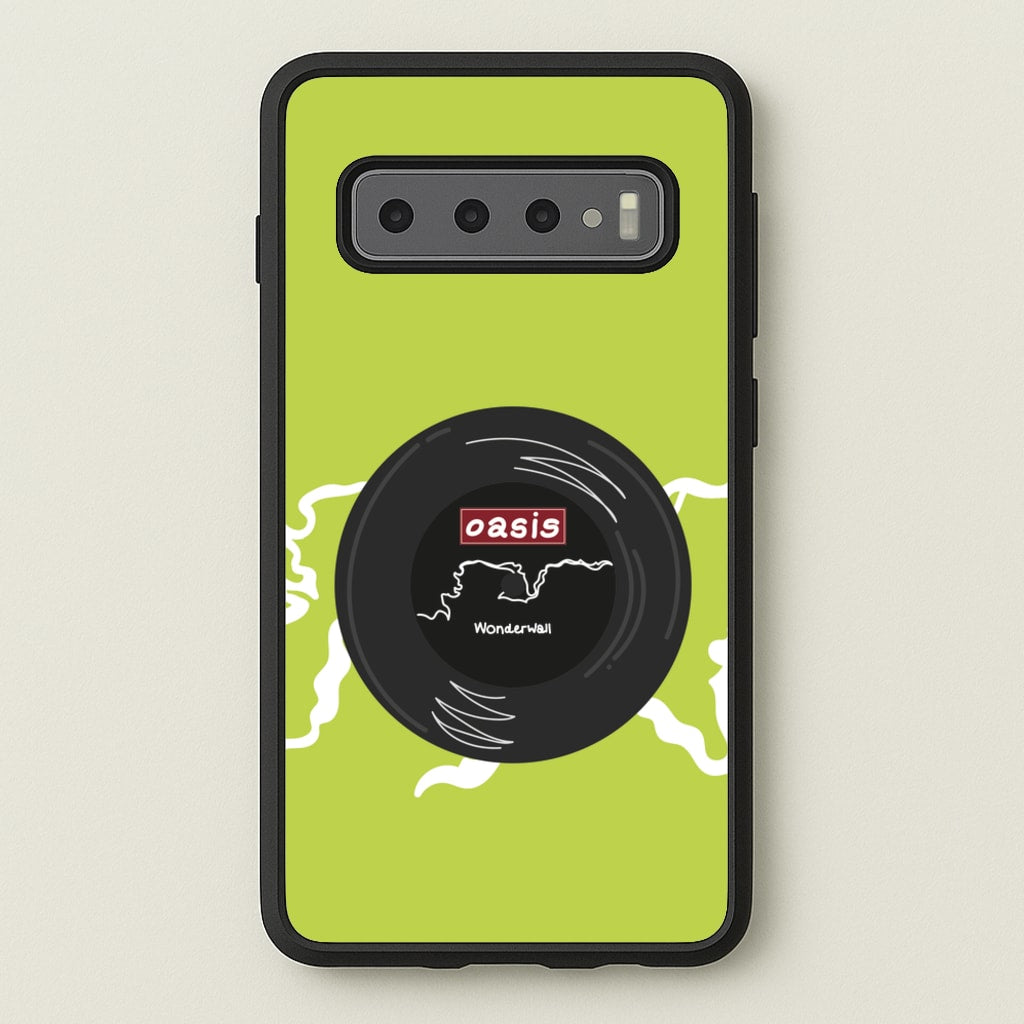 Wonderwall Record - Oasis Phone Case for Galaxy S10 Plus
