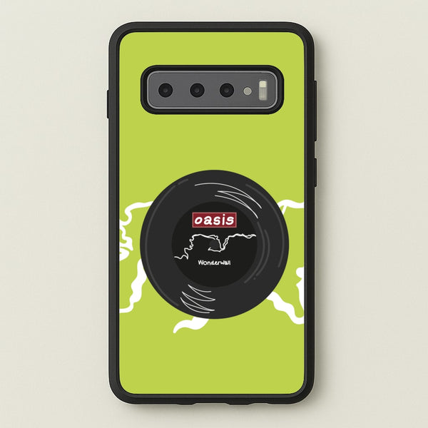 Wonderwall Record - Oasis Phone Case for Galaxy S10