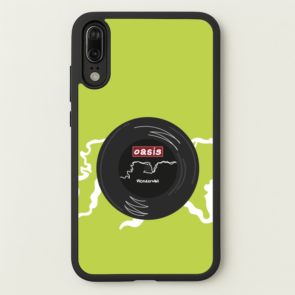 Wonderwall Record - Oasis Phone Case for Huawei P20