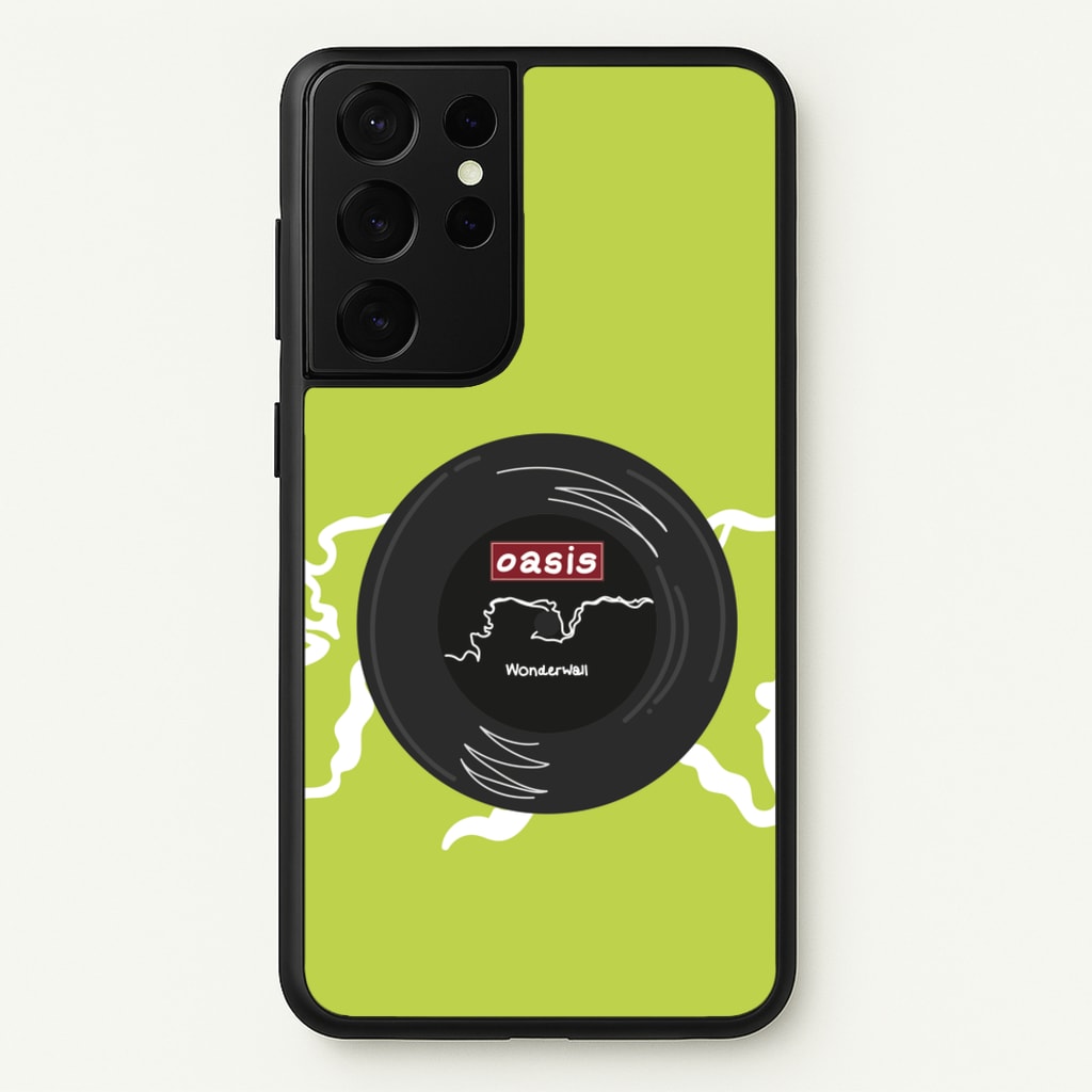 Wonderwall Record - Oasis Phone Case for Galaxy S21 Ultra
