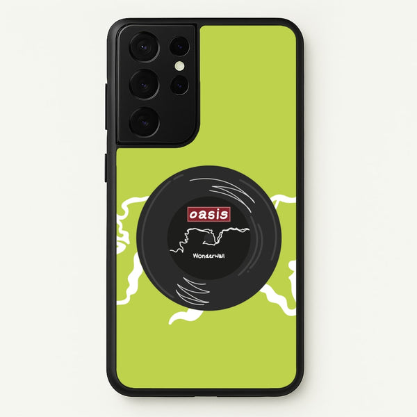 Wonderwall Record - Oasis Phone Case for Galaxy S21 Ultra