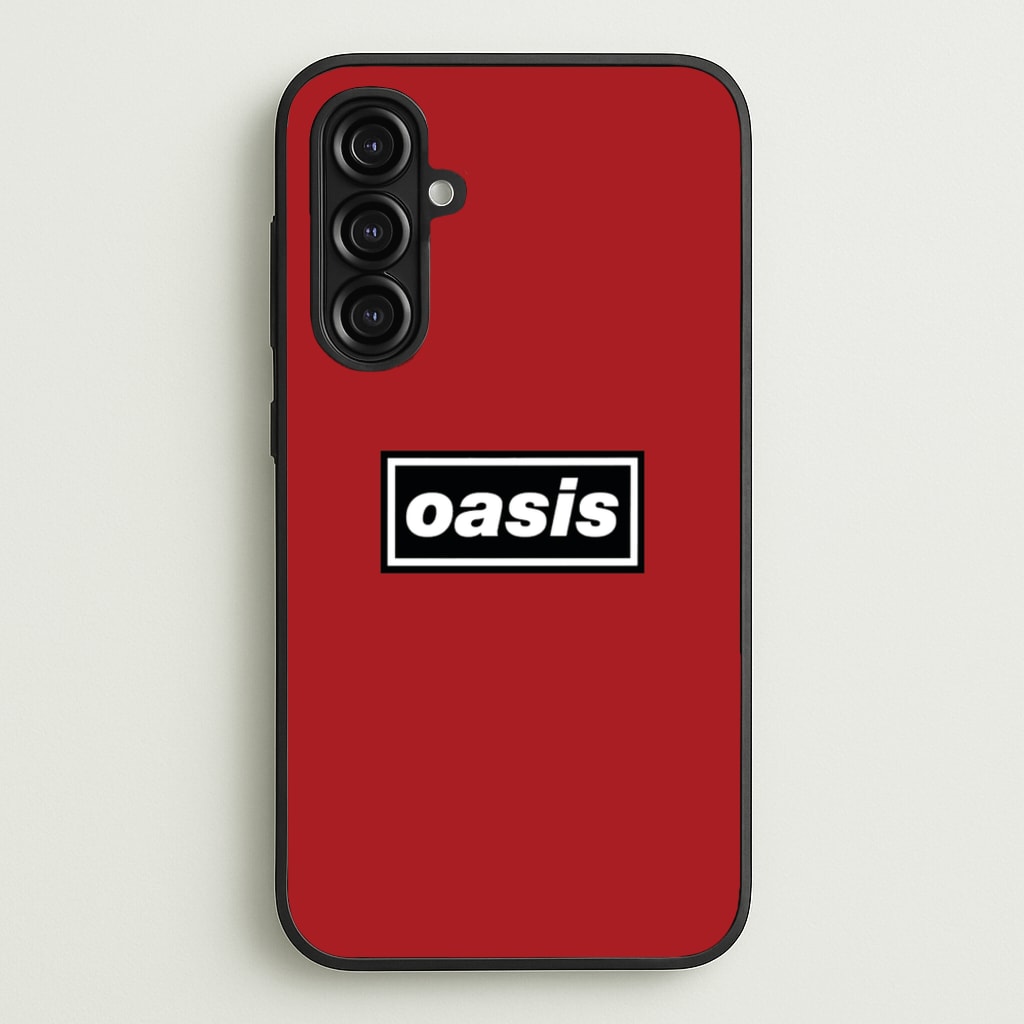 Band Name Red - Oasis Phone Case for Galaxy A16