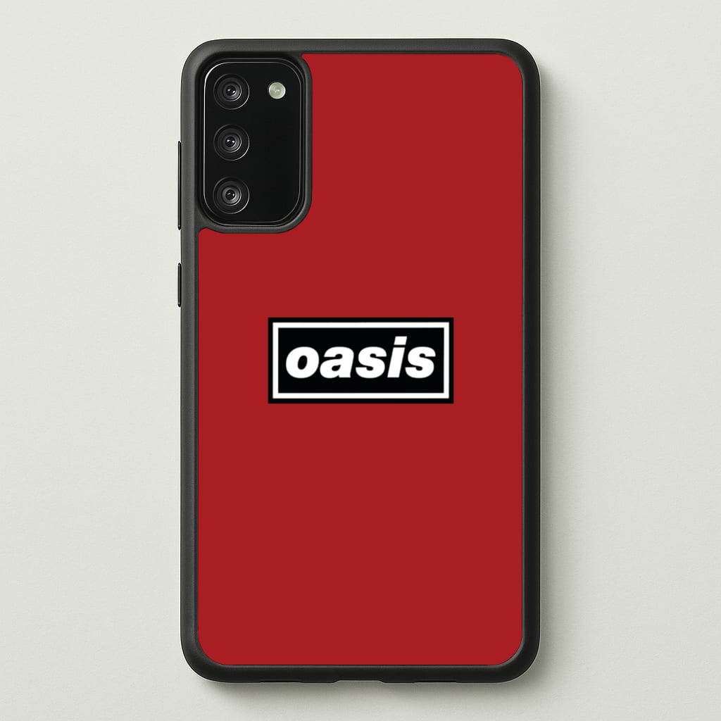 Band Name Red - Oasis Phone Case for Galaxy S20FE