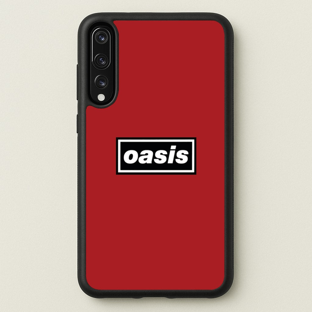 Band Name Red - Oasis Phone Case for Huawei P20 Pro