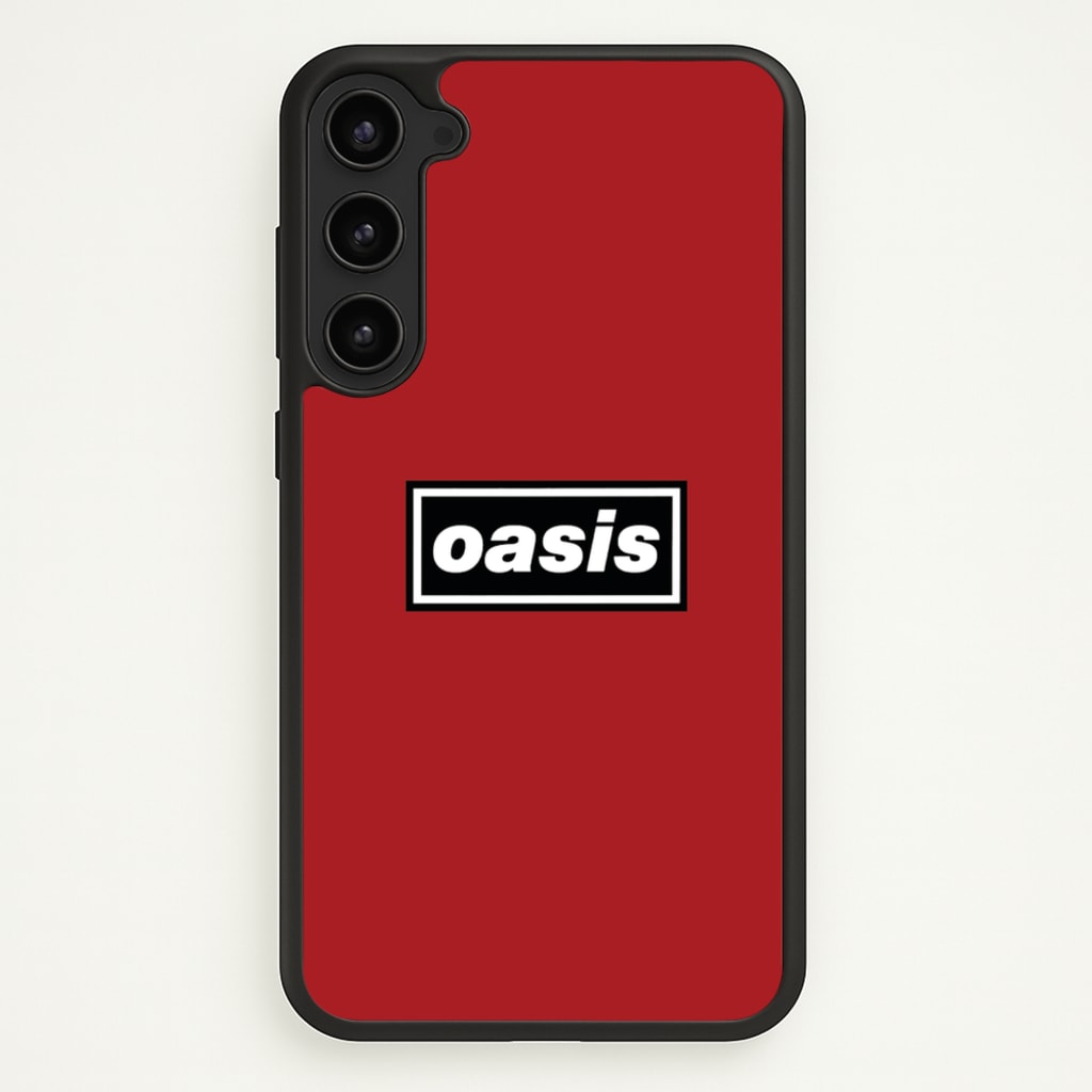 Band Name Red - Oasis Phone Case for Galaxy S23 Plus