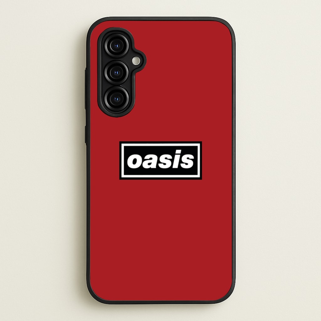 Band Name Red  - Oasis Phone Case for Galaxy A54