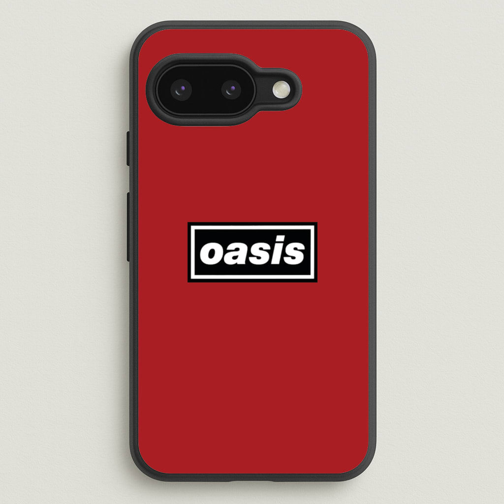 Band Name Red - Oasis Phone Case for Google Pixel 9a