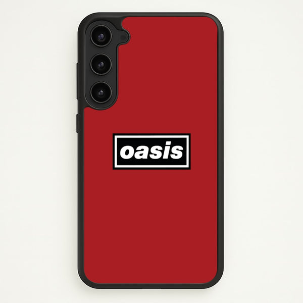 Band Name Red - Oasis Phone Case for Galaxy S23