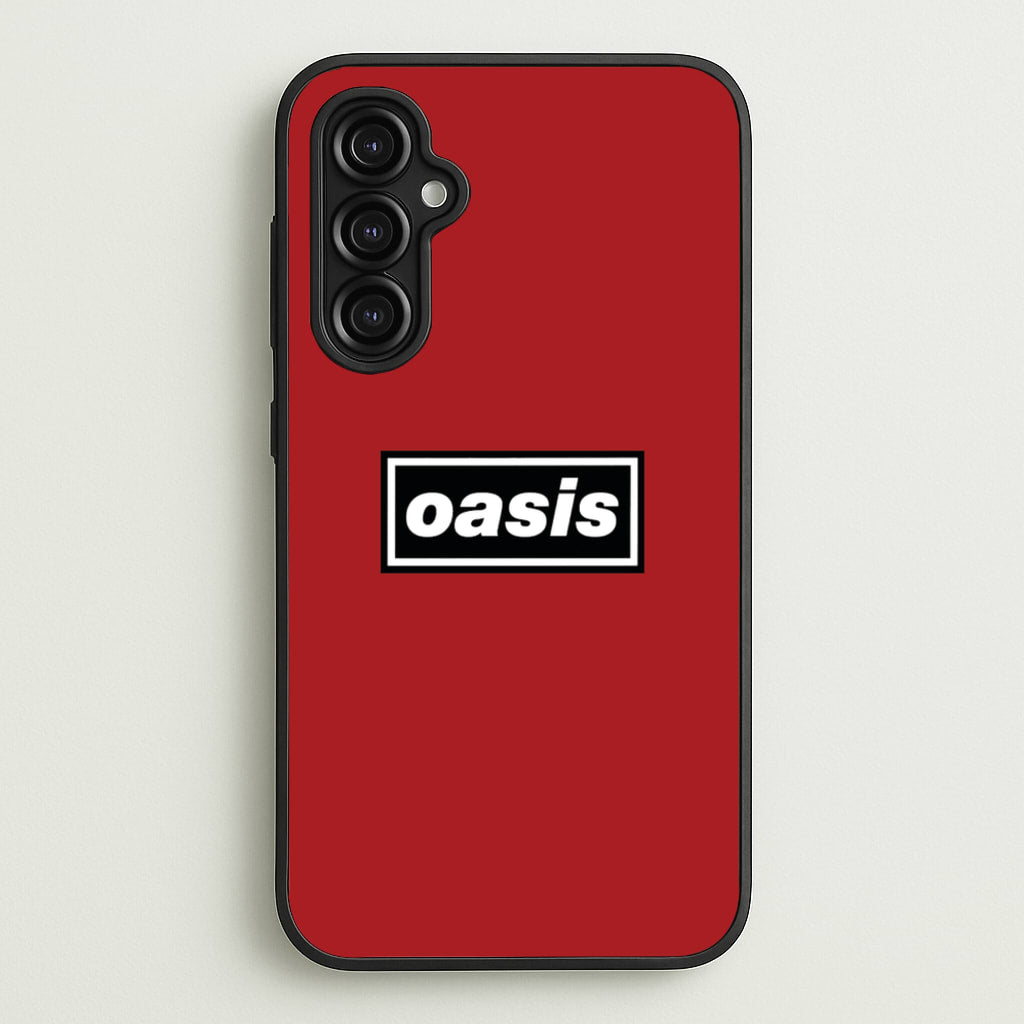 Band Name Red - Oasis Phone Case for Galaxy A14