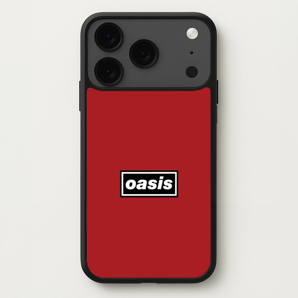 Band Name Red Phone Case for iPhone 17 Pro Max