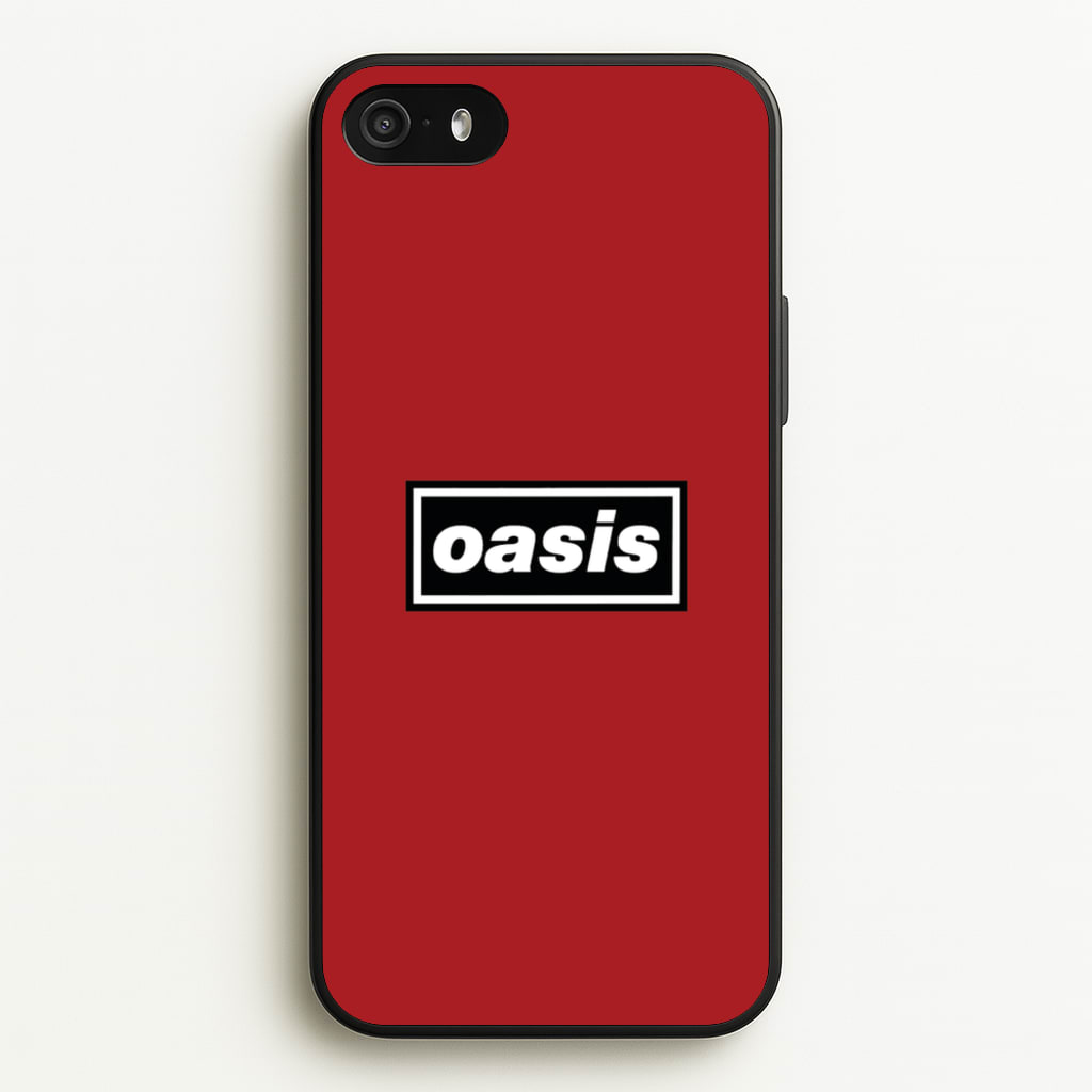 Band Name Red - Oasis Phone Case for iPhone 5 / 5s / SE 2016