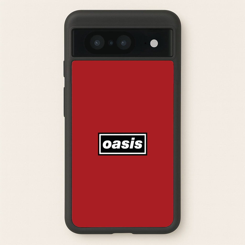 Band Name Red - Oasis Phone Case for Google Pixel 8
