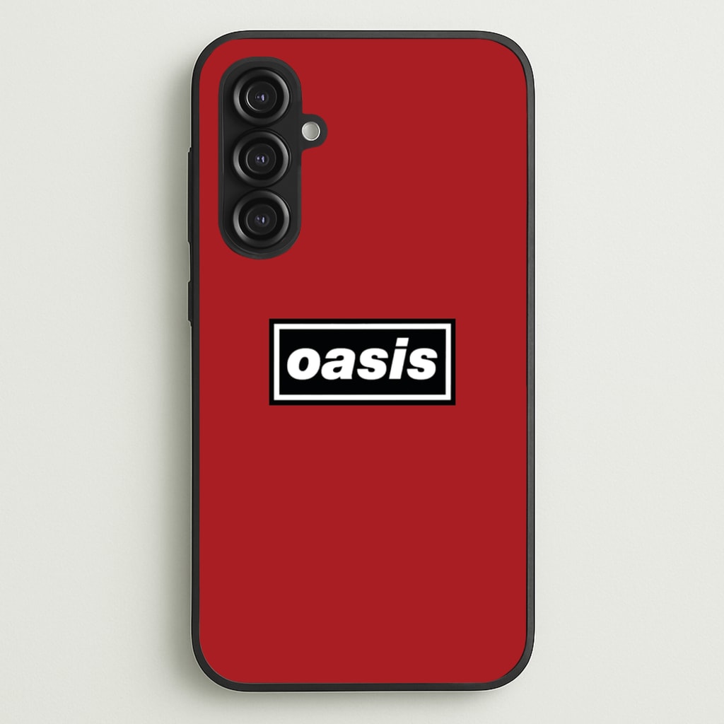 Band Name Red - Oasis Phone Case for Galaxy S23FE