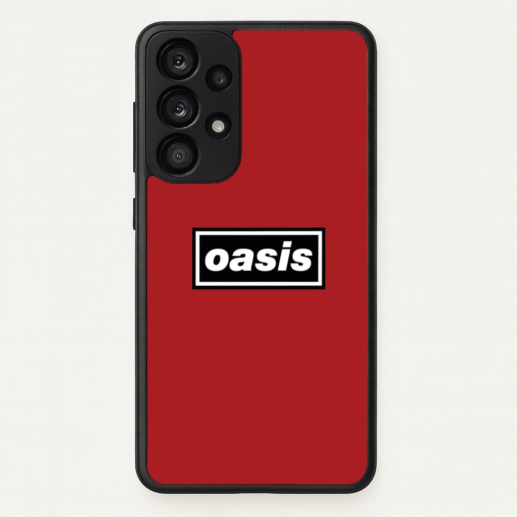 Band Name Red - Oasis Phone Case for Galaxy A53