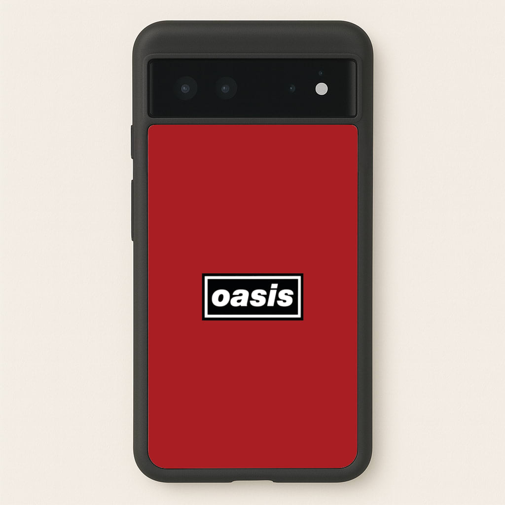 Band Name Red - Oasis Phone Case for Google Pixel 6
