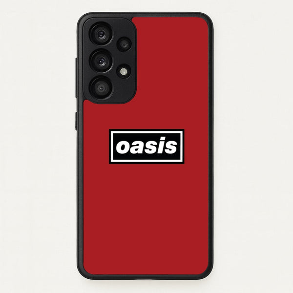 Band Name Red - Oasis Phone Case for Galaxy A33