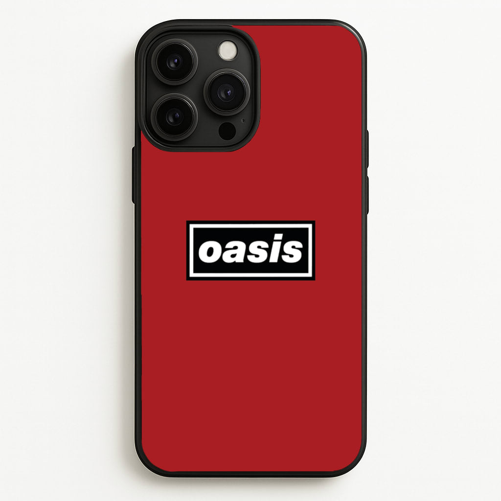 Band Name Red - Oasis Phone Case for iPhone 13 Pro Max