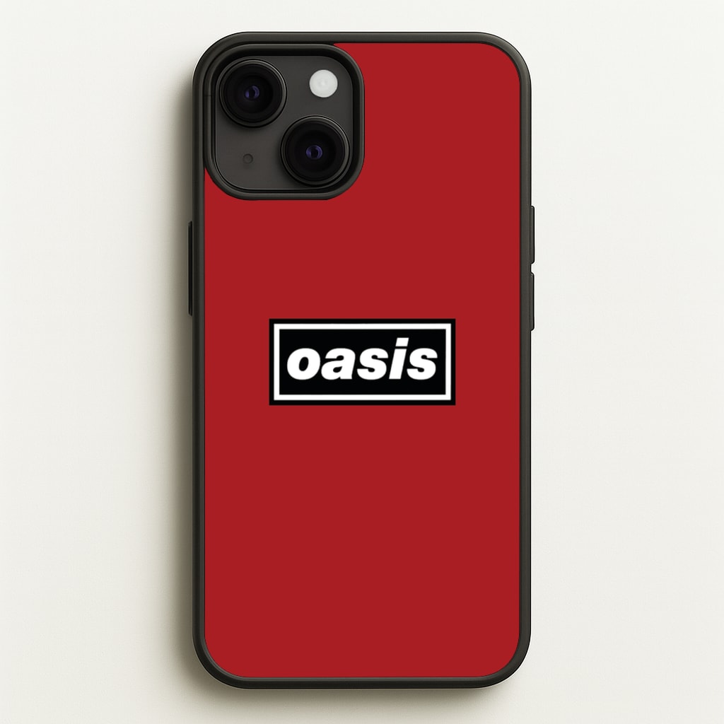 Band Name Red - Oasis Phone Case for iPhone 13 Mini