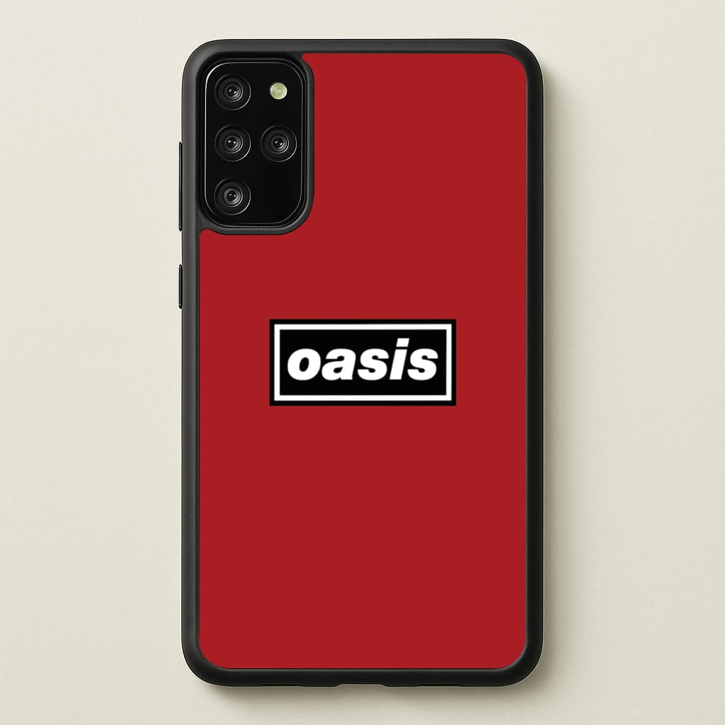 Band Name Red - Oasis Phone Case for Galaxy S20 Plus