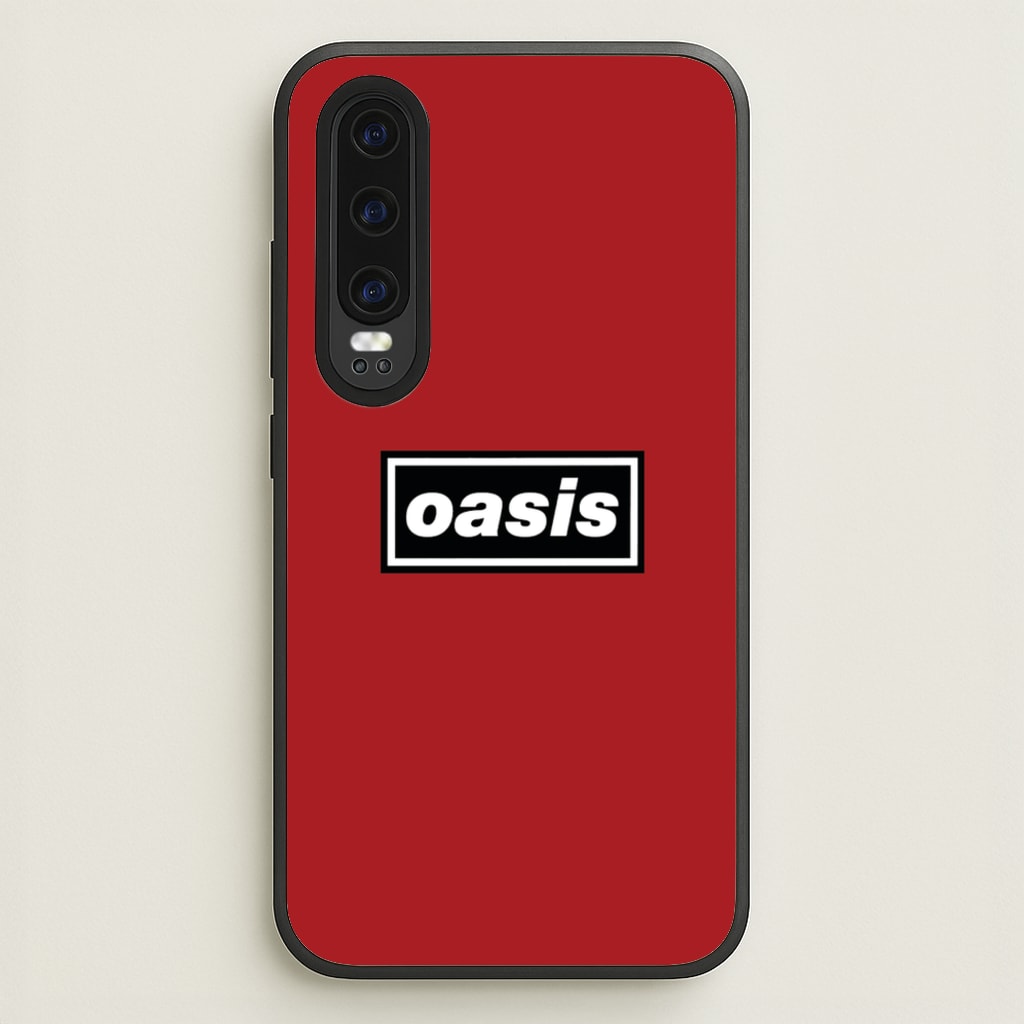 Band Name Red - Oasis Phone Case for Huawei P30