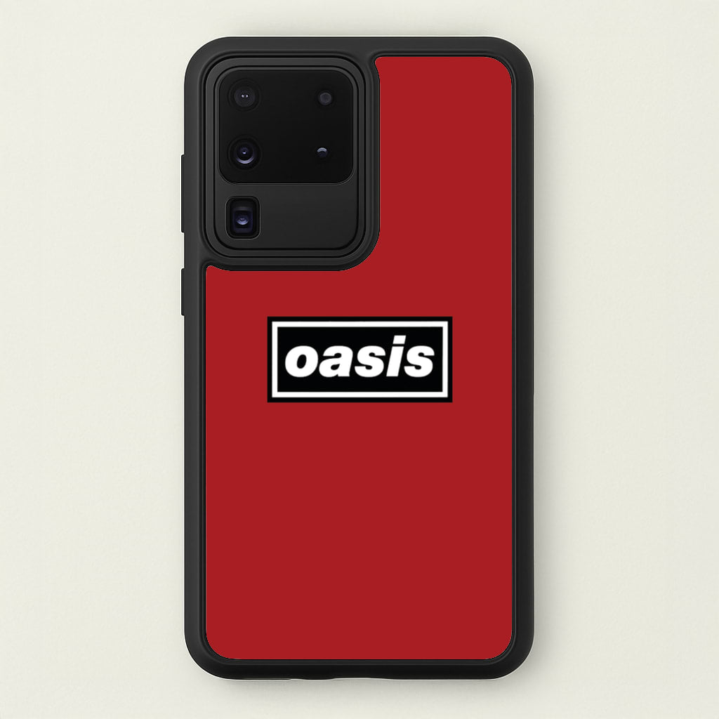 Band Name Red - Oasis Phone Case for Galaxy S20 Ultra